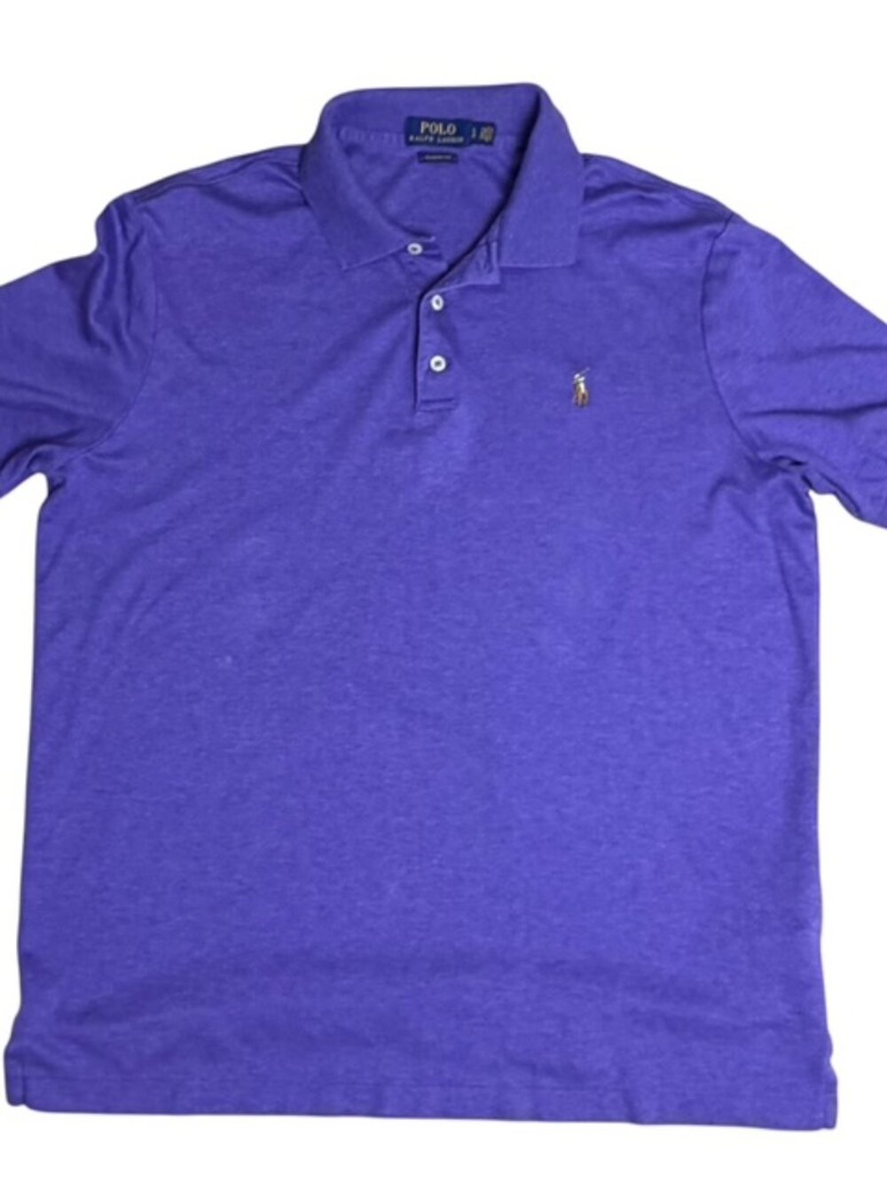 Polo Ralph Lauren Purple S/S Polo Size L